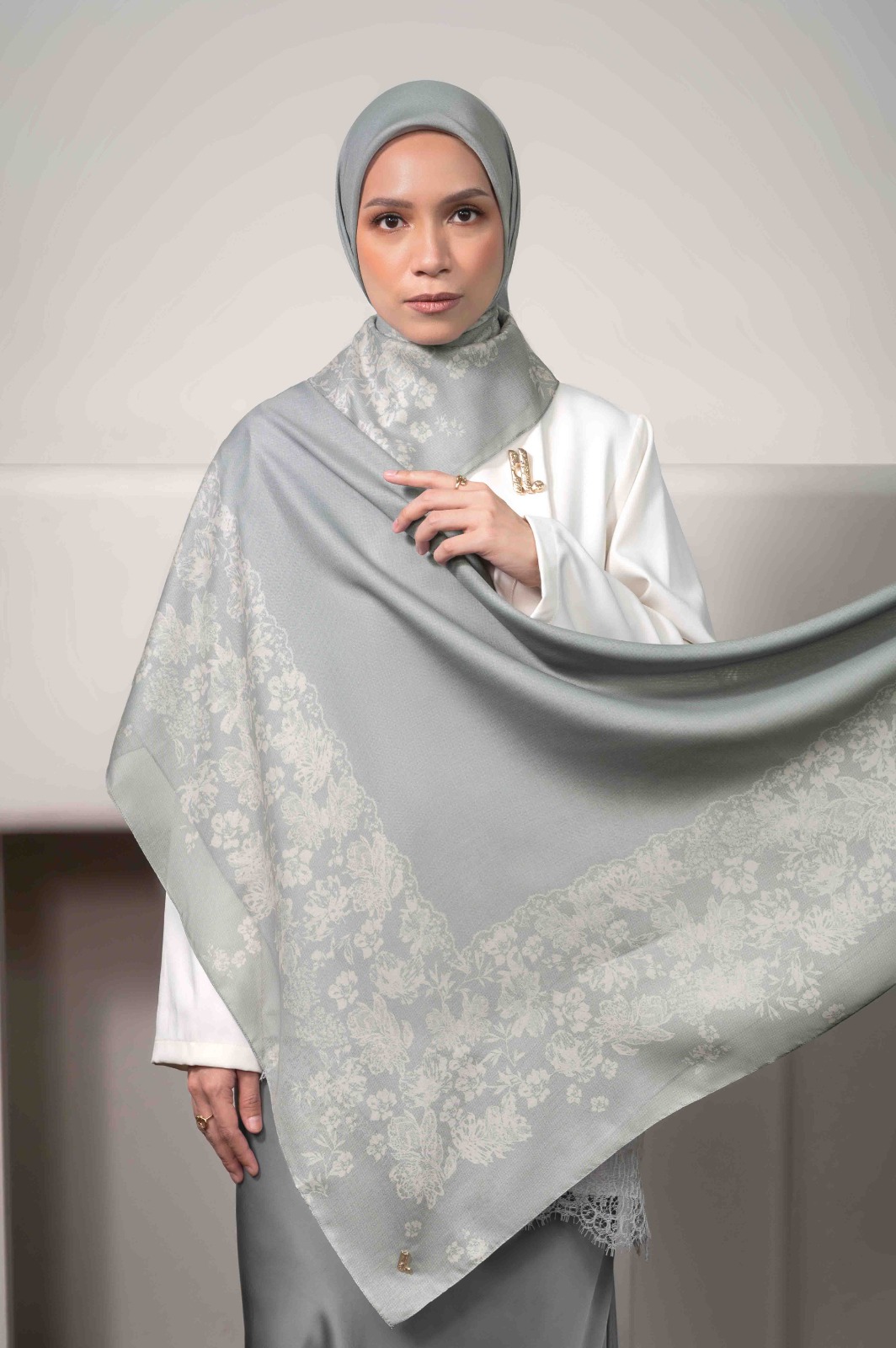 NOIRLACE SCARF FROST