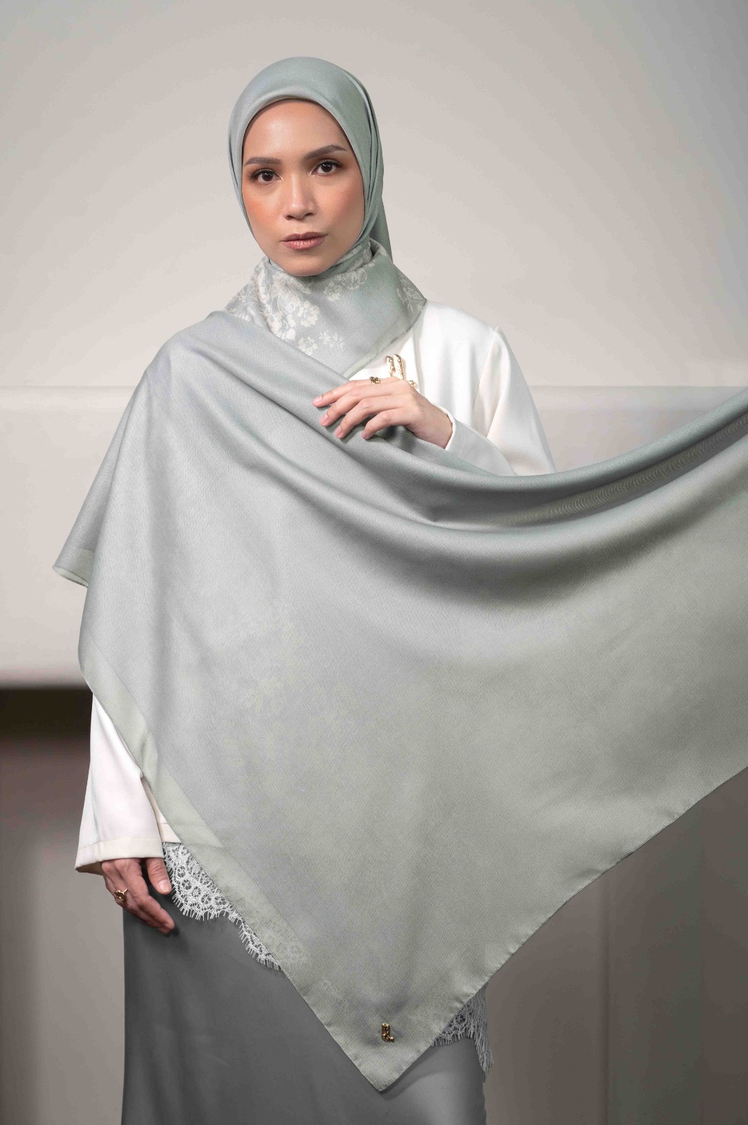 NOIRLACE SCARF FROST