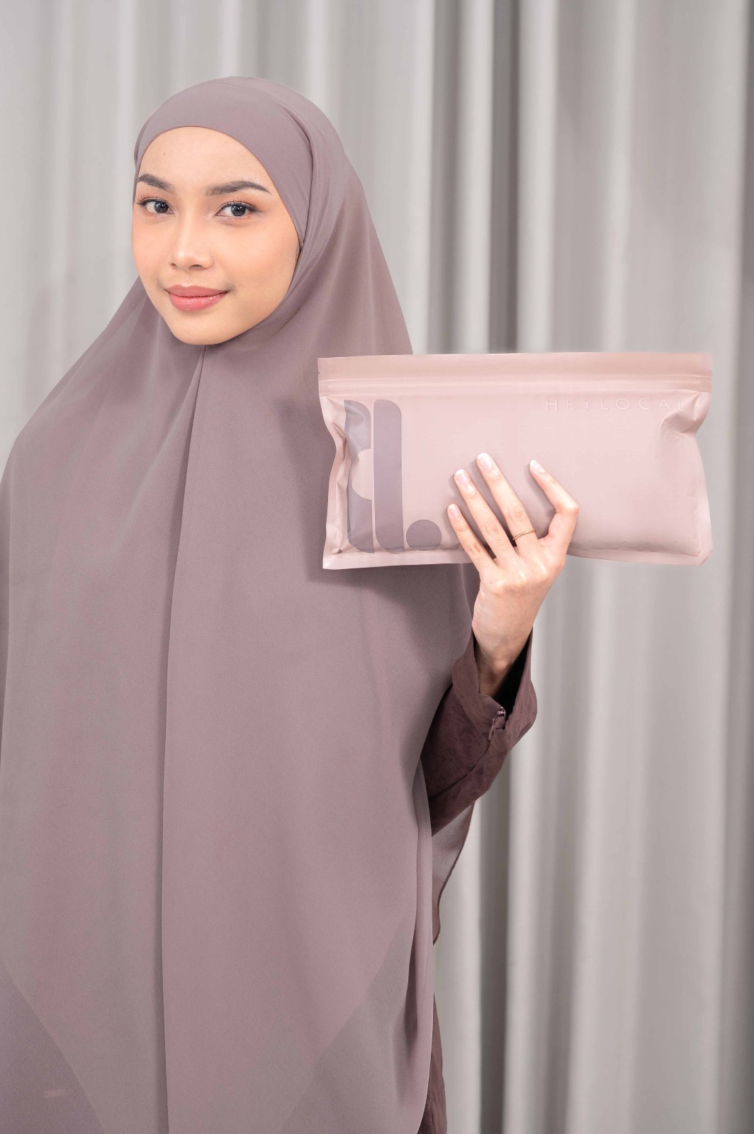 KALILA SQUAREBAN DUSTY ROSE