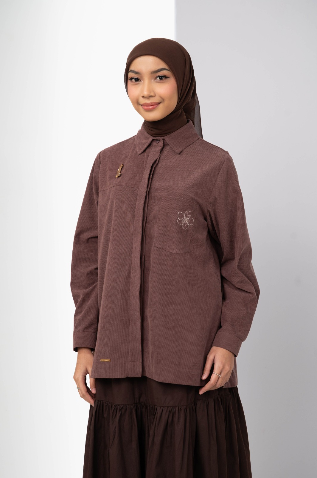 RAEHA SHIRT ROSEWOOD
