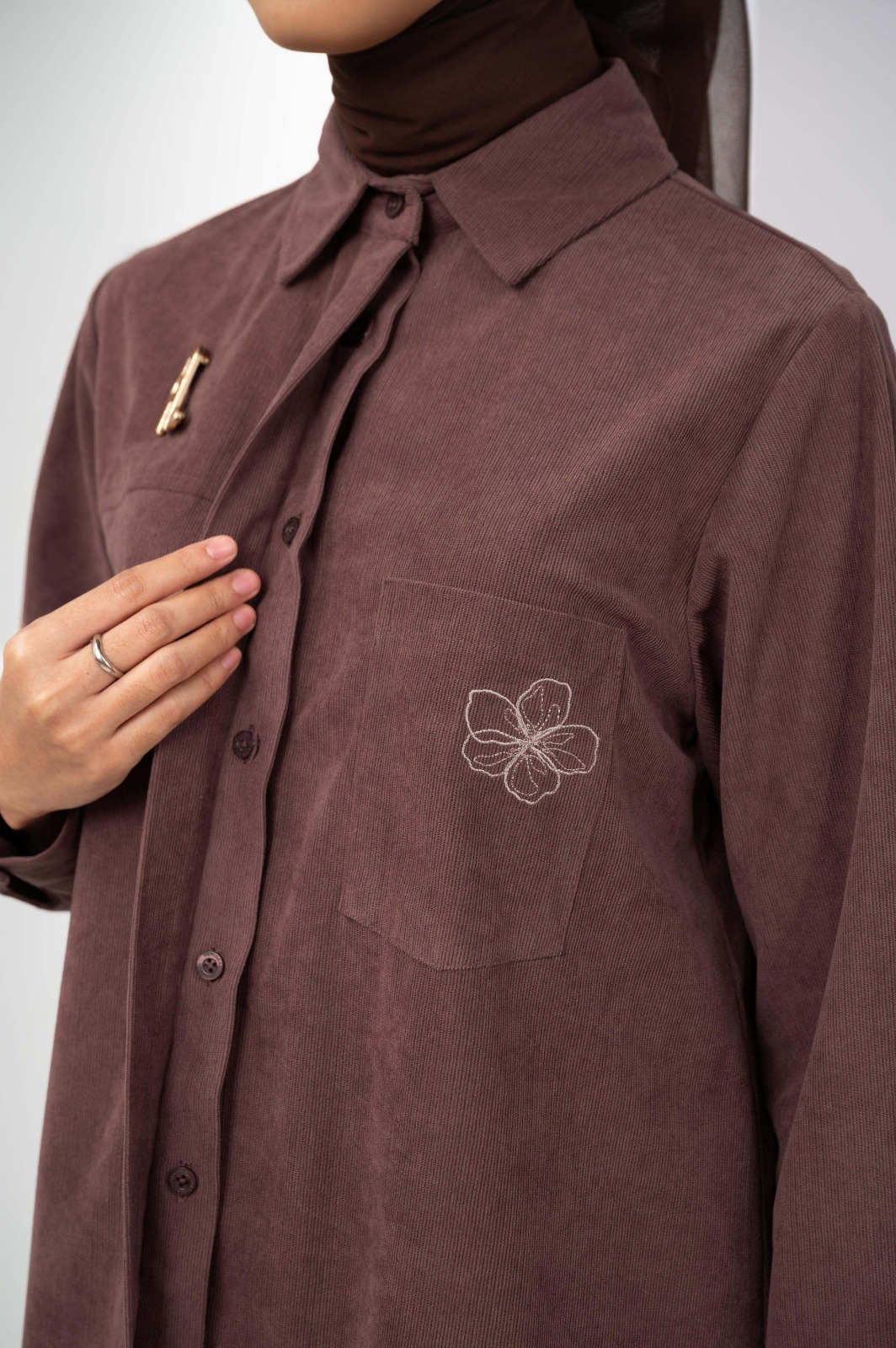 RAEHA SHIRT ROSEWOOD