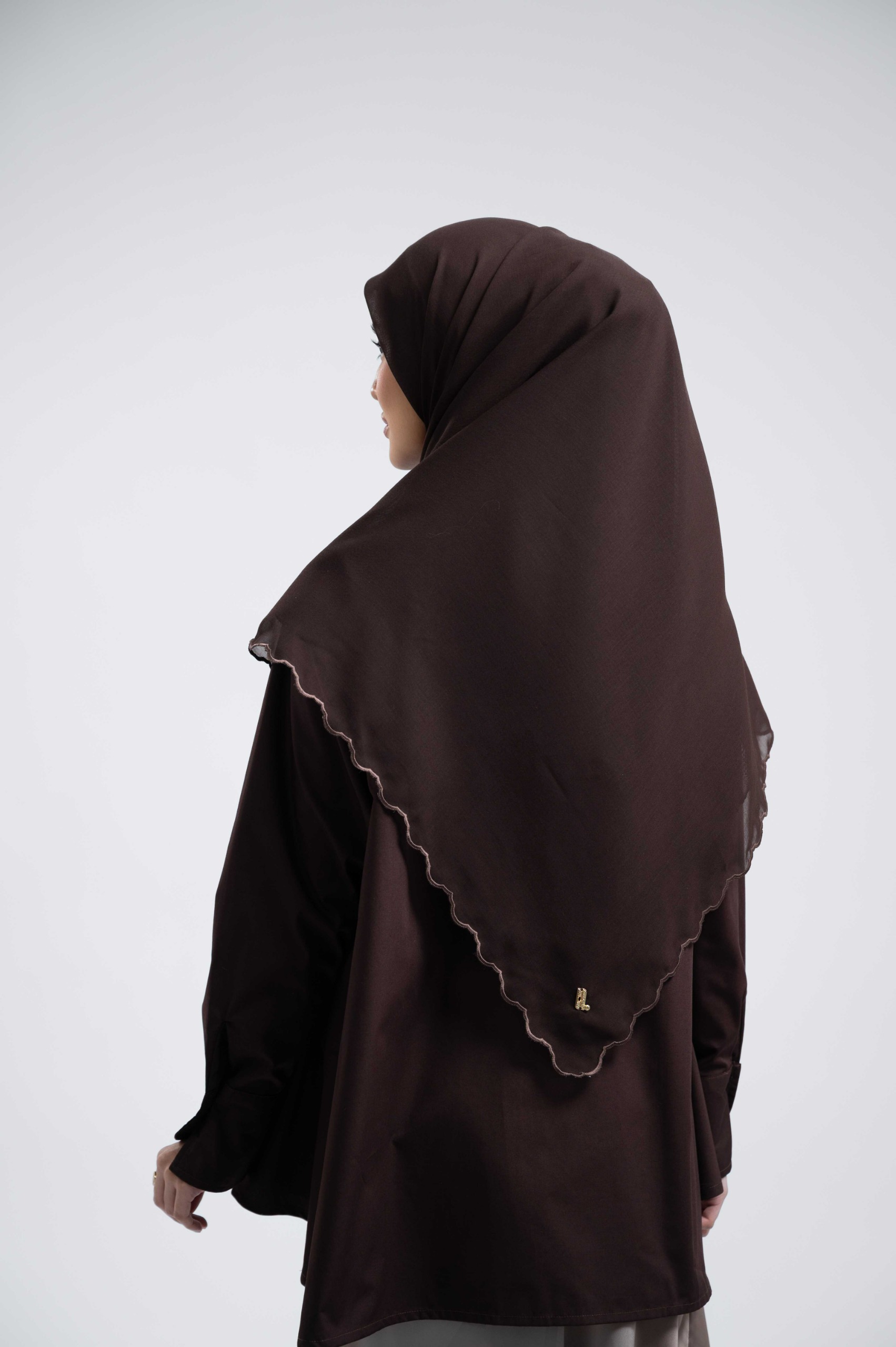 WAVY SCARF ESPRESSO