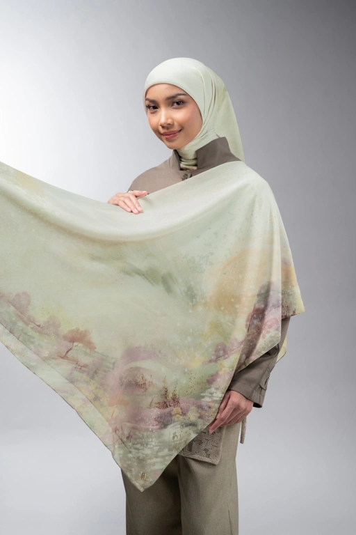 AUBE SCARF SUNLEAF