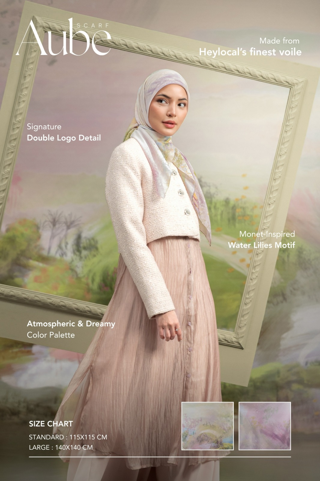 AUBE SCARF SUNLEAF
