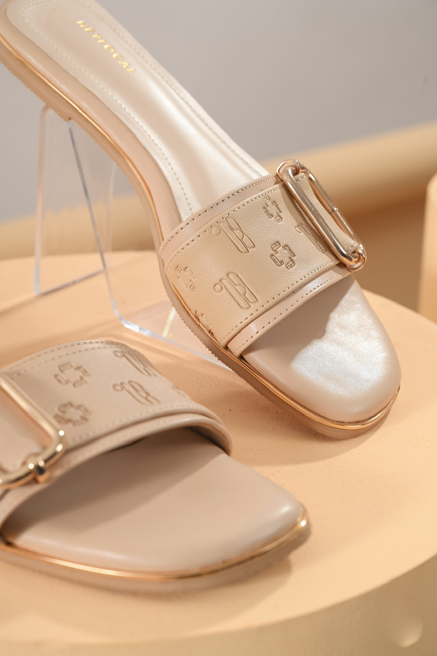 HEYLOCAL MONOGRAM FLAT CREAM