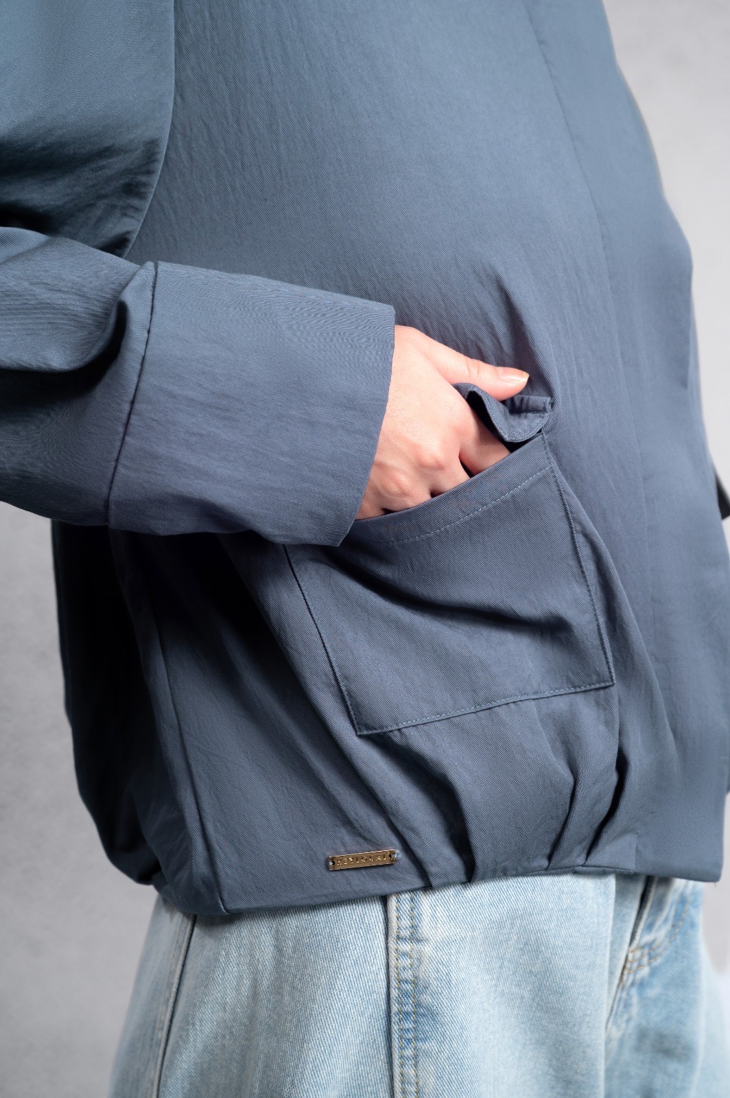 BACK TO EASE JACKET DENIM BLUE