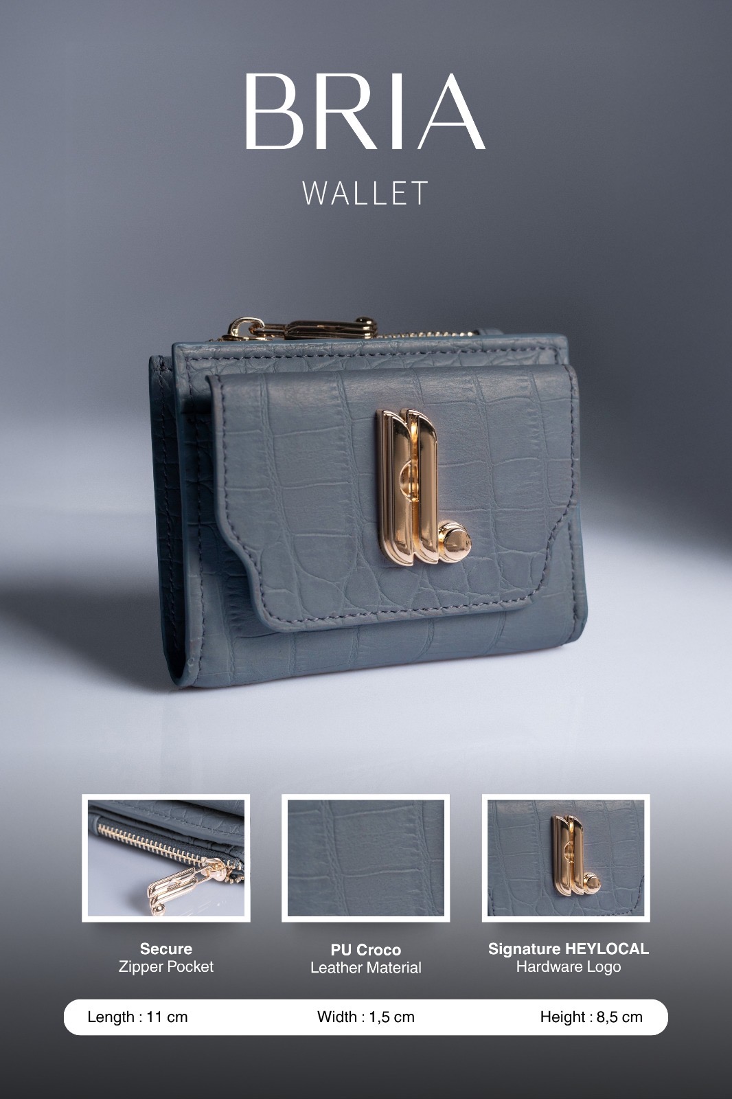 BRIA WALLET BRONZE