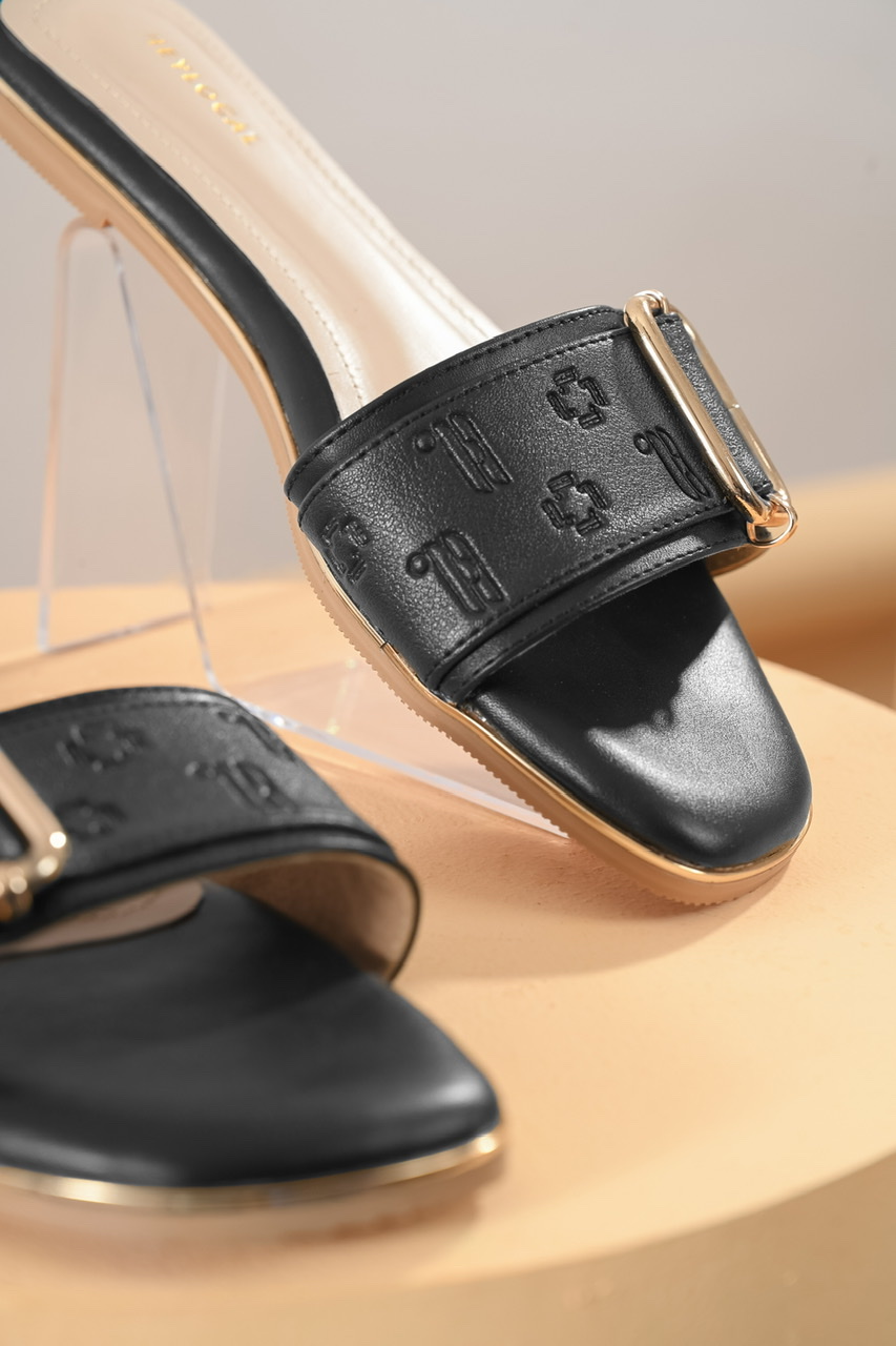 HEYLOCAL MONOGRAM FLAT BLACK