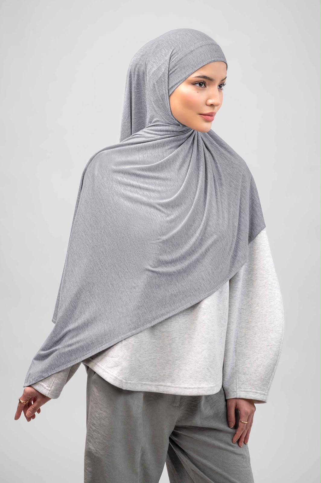 HALA LONG PASHMINA MISTY GREY