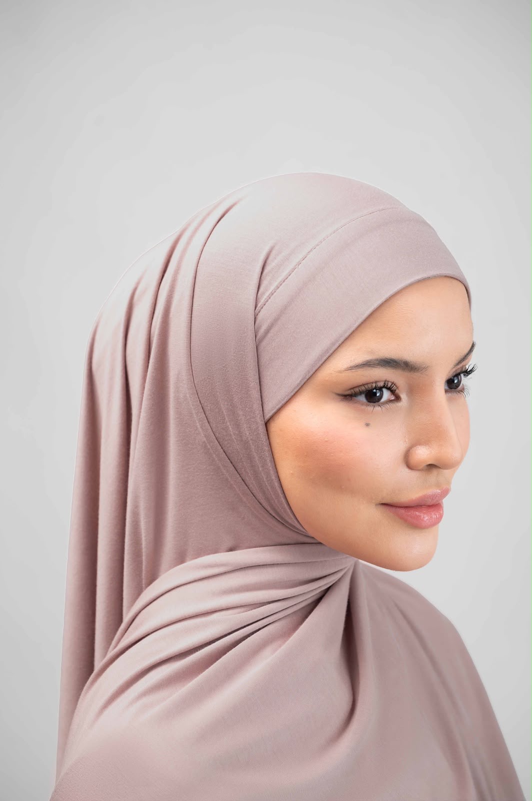 HALA LONG PASHMINA DUSTY ROSE
