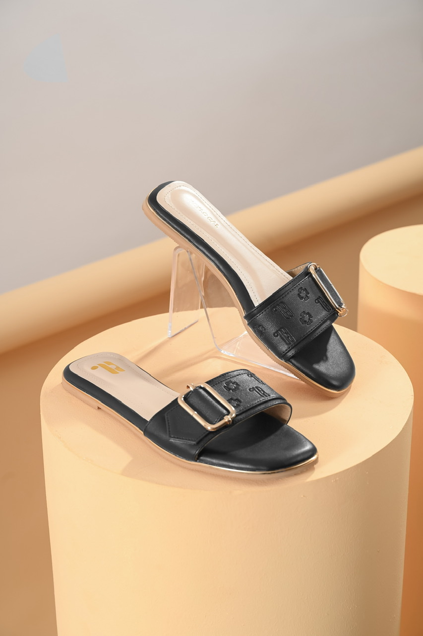 HEYLOCAL MONOGRAM FLAT BLACK