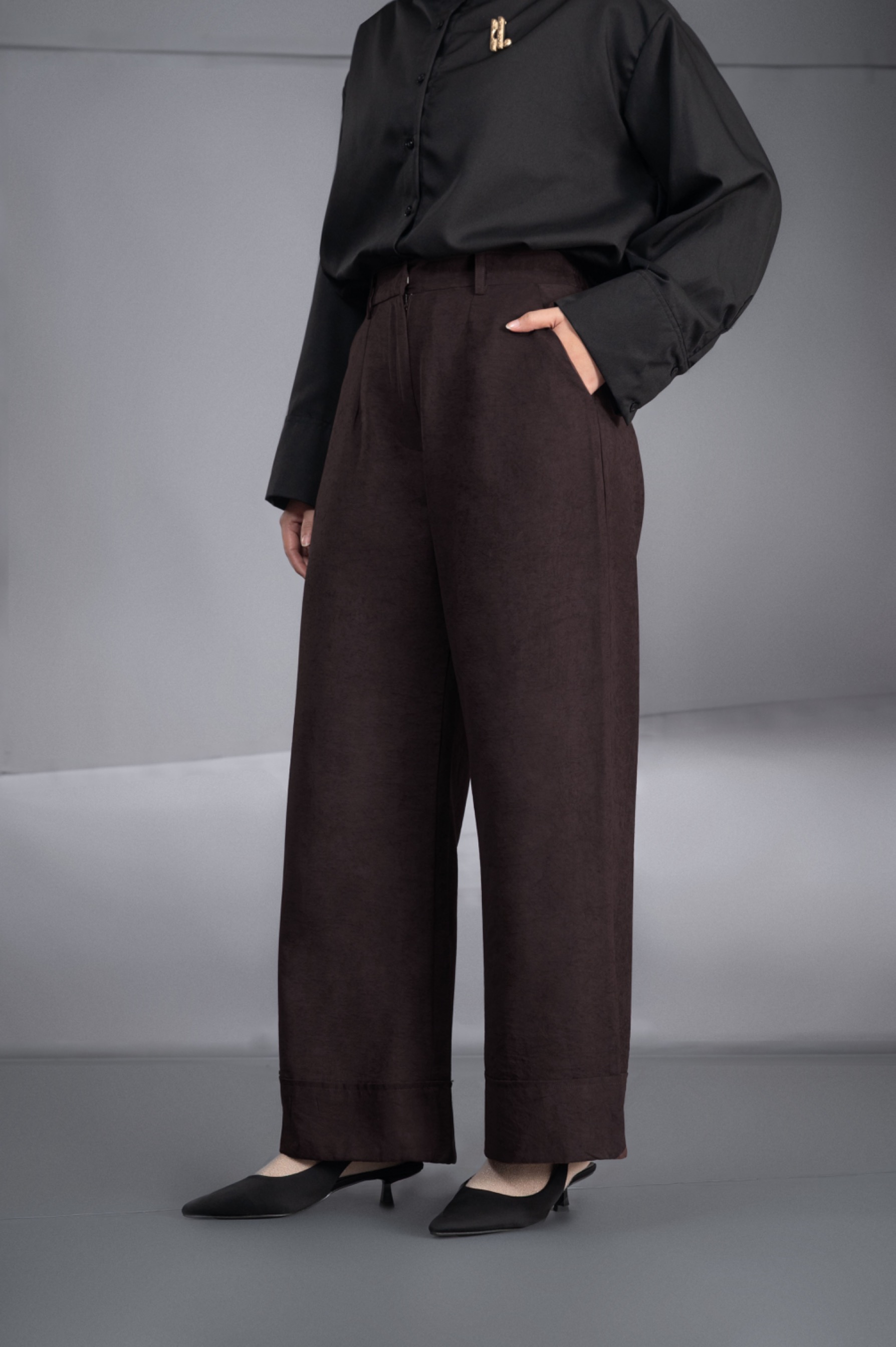 ADELINE PANTS MAHOGANY