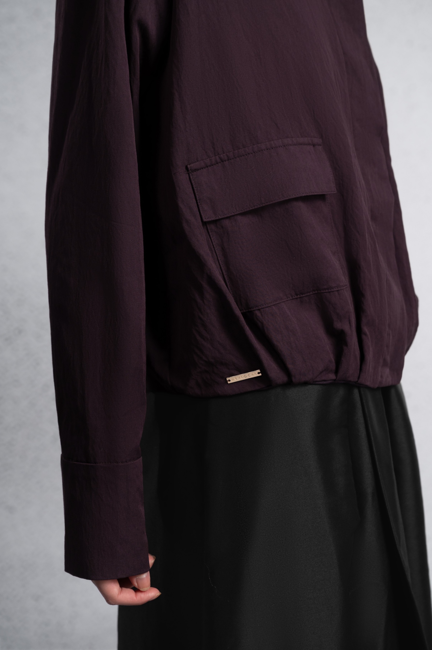BACK TO EASE JACKET PLUM