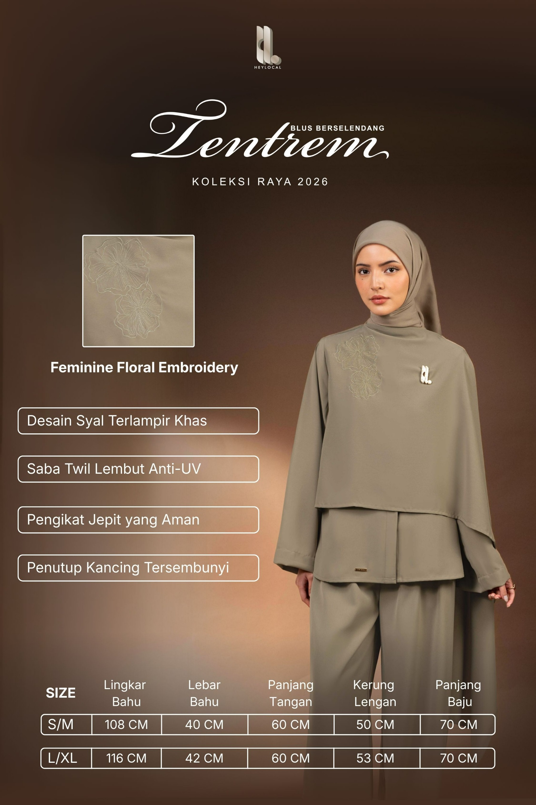 BLUS BERSELENDANG TENTREM