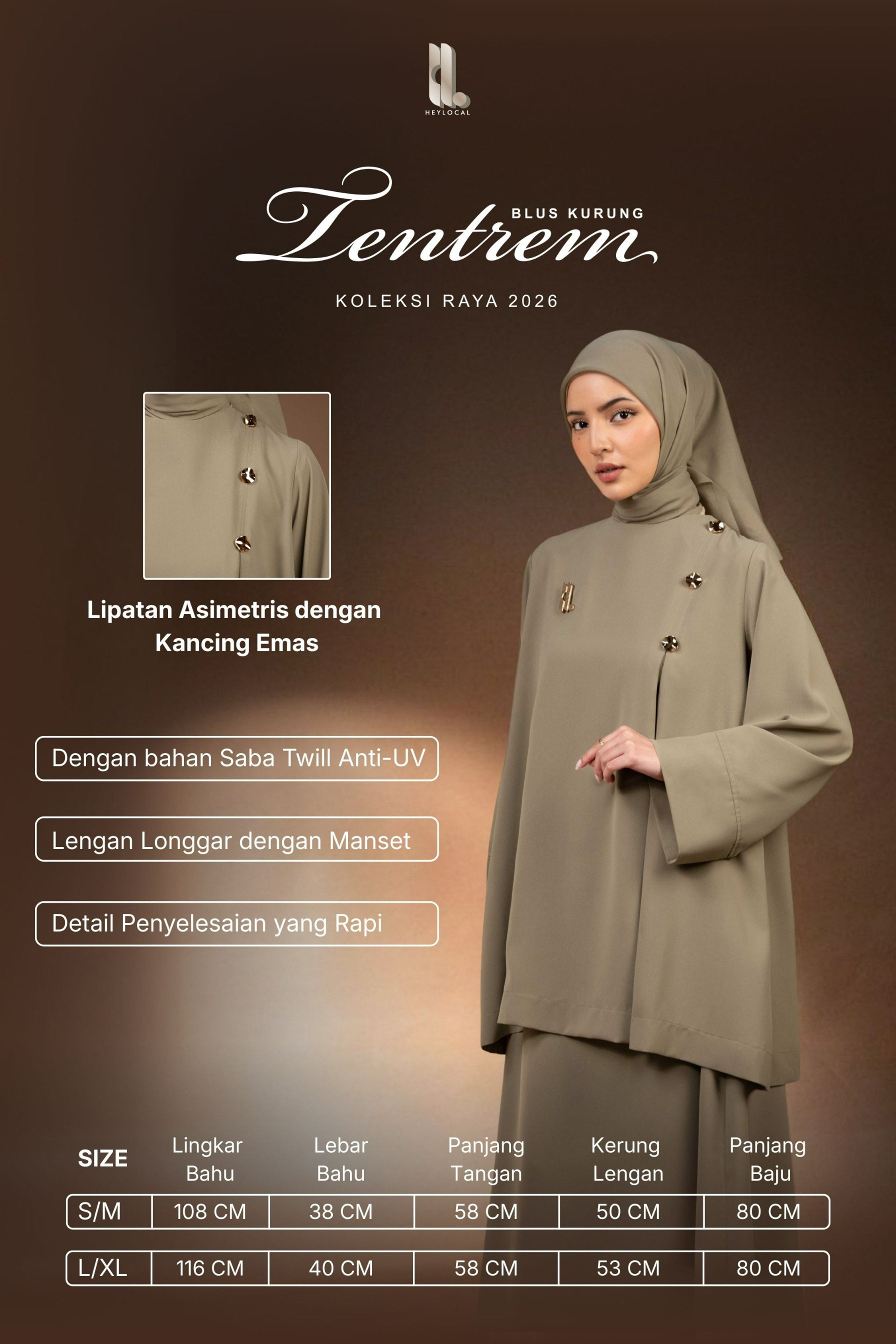 BLUS KURUNG TENTREM