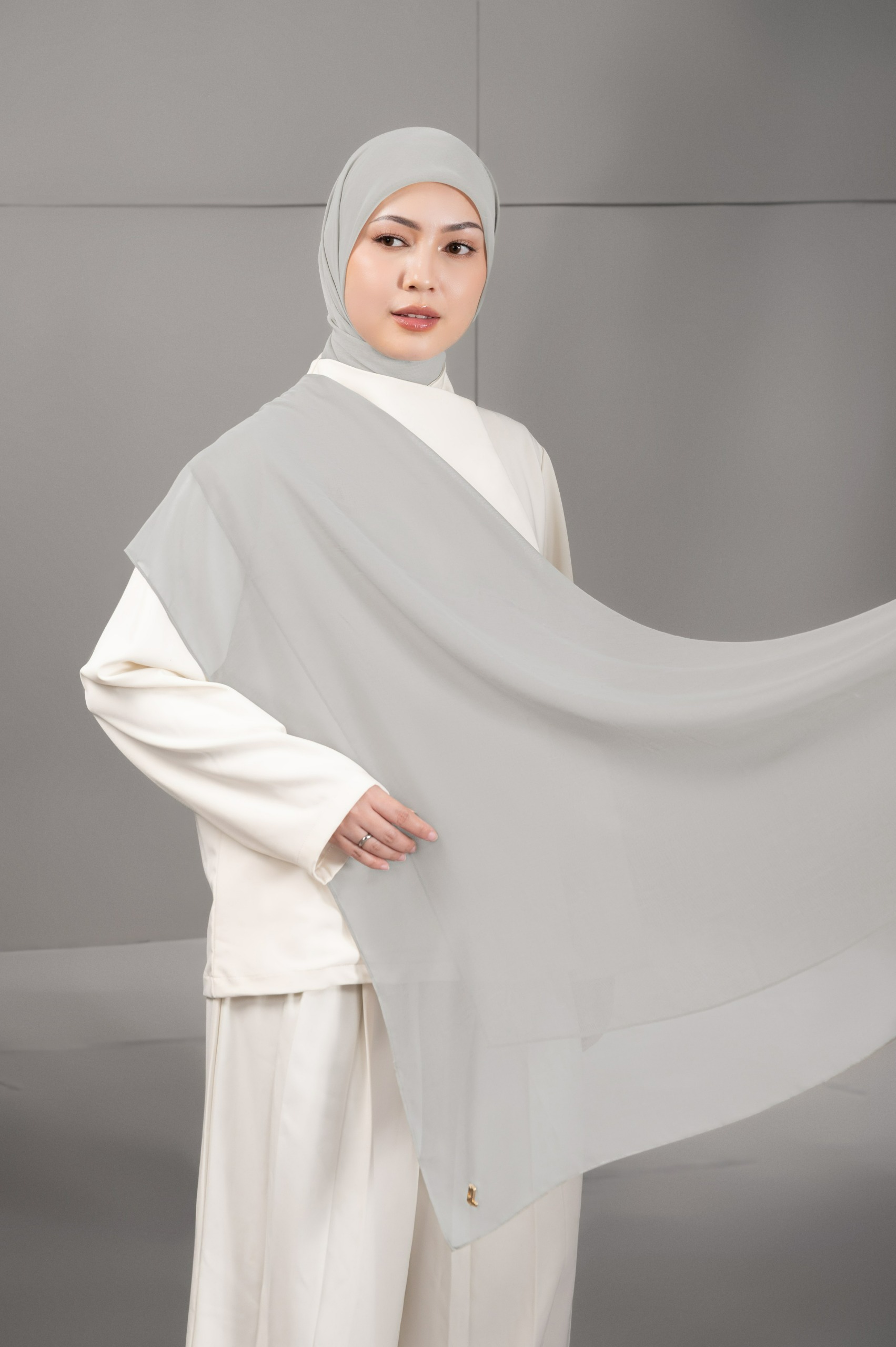 DAILY PARIS SCARF SILVER