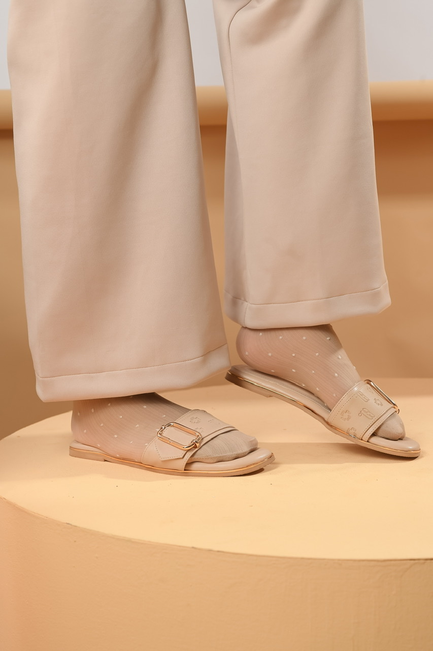 HEYLOCAL MONOGRAM FLAT CREAM