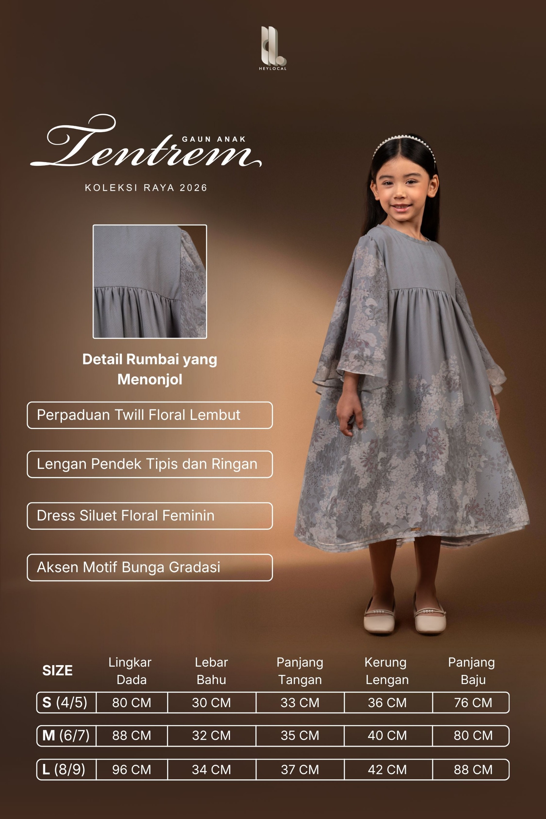 GAUN ANAK TENTREM