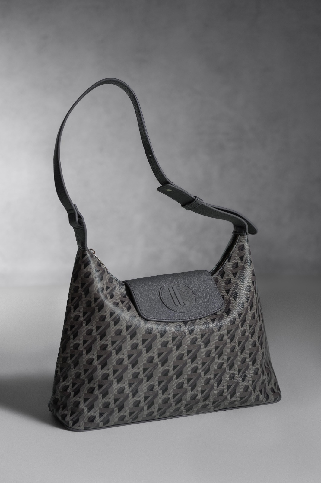 MODEGRAM DE H MIDI HOBO GREY