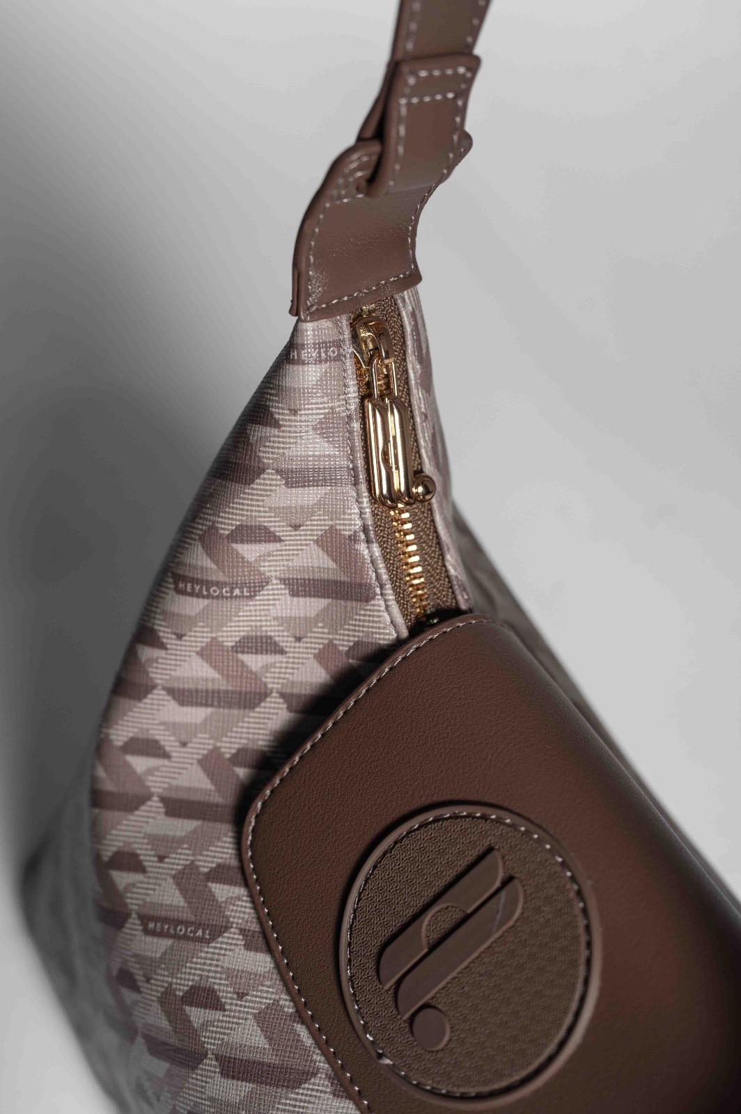 MODEGRAM DE H MIDI HOBO SIENNA