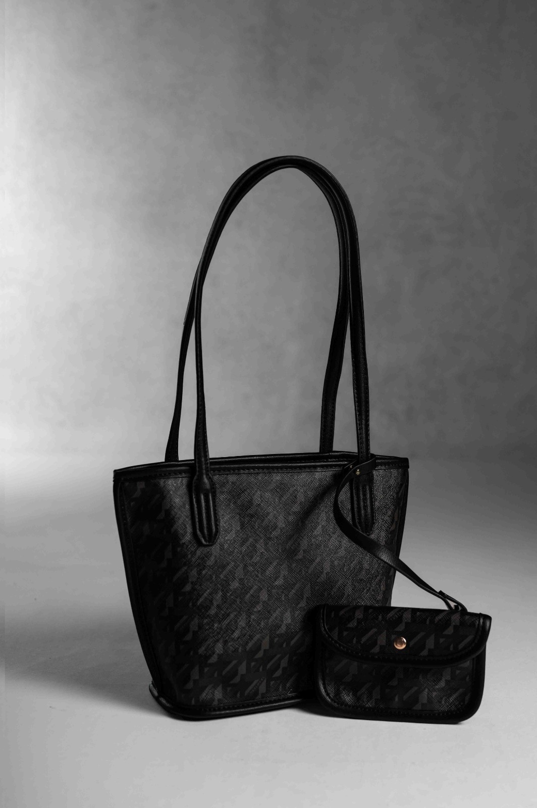 MODEGRAM DE H MINI TOTEBAG BLACK