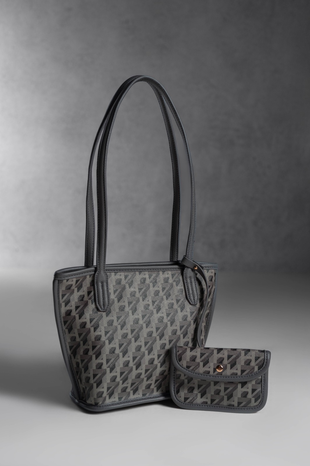 MODEGRAM DE H MINI TOTEBAG GREY