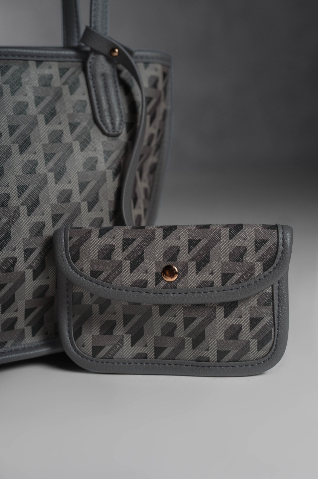 MODEGRAM DE H MINI TOTEBAG GREY