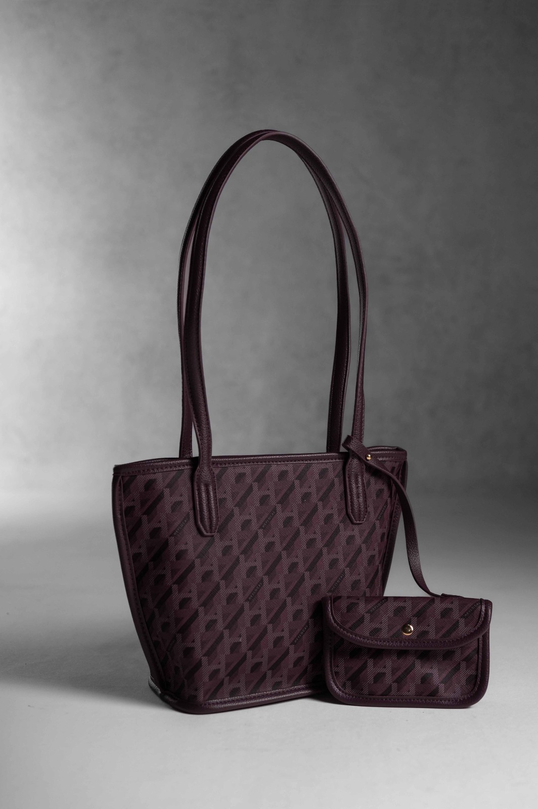 MODEGRAM DE H MINI TOTEBAG MAROON