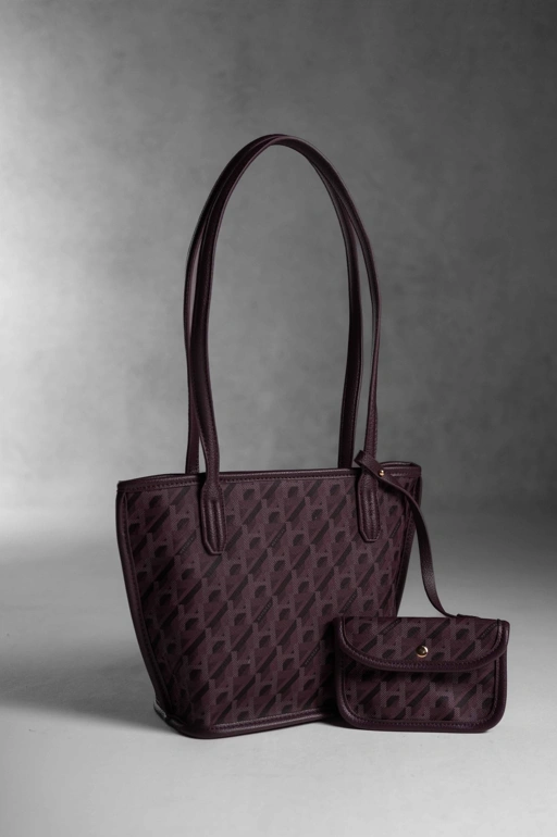 MODEGRAM DE H MINI TOTEBAG MAROON
