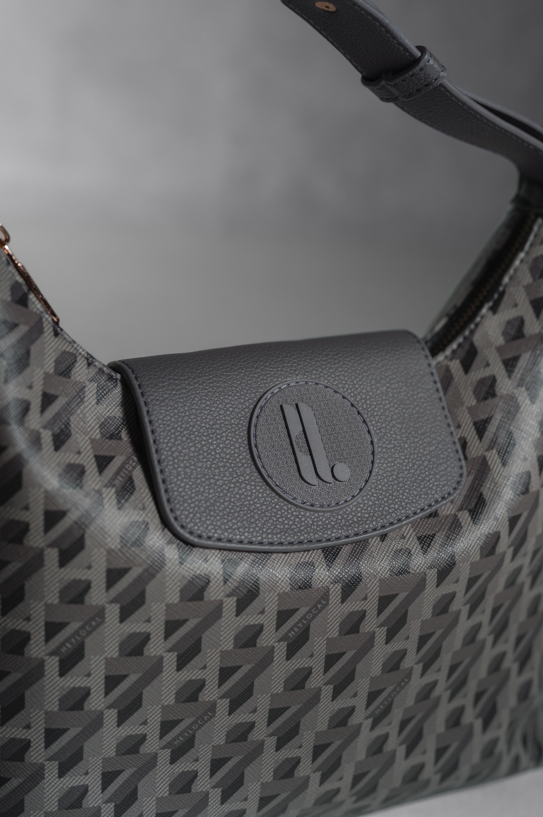 MODEGRAM DE H MIDI HOBO GREY