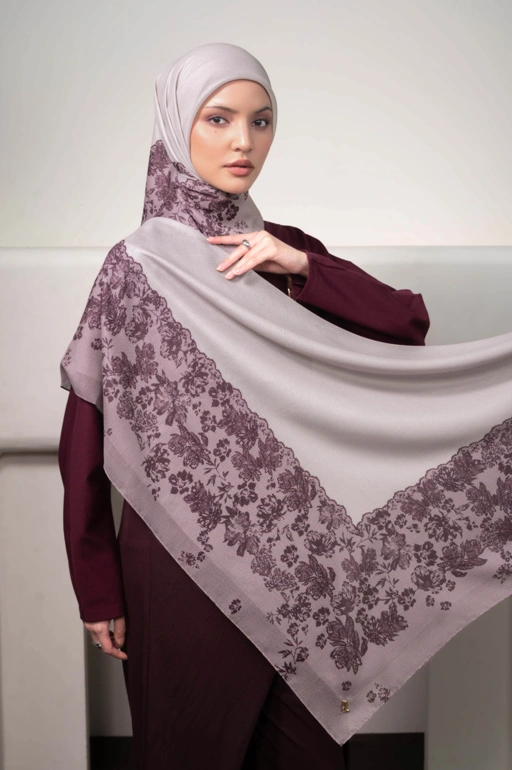 Image of NOIRLACE SCARF MULBERRY