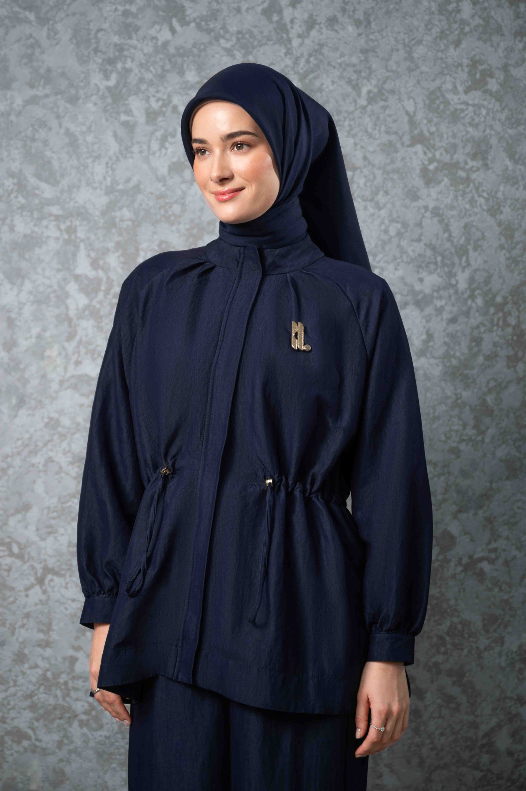 QUIET BLUE JACKET