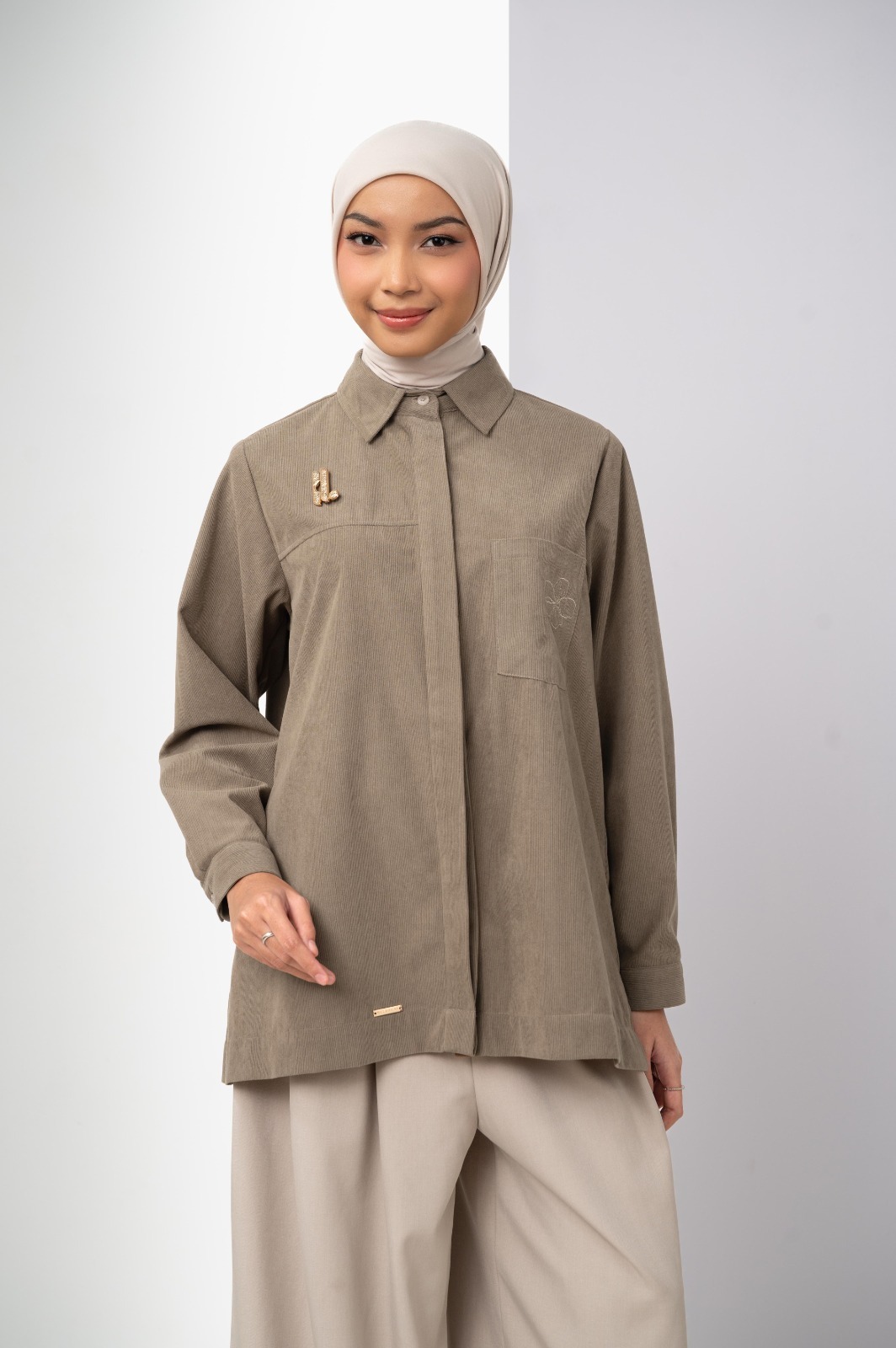 RAEHA SHIRT TRUFFLE