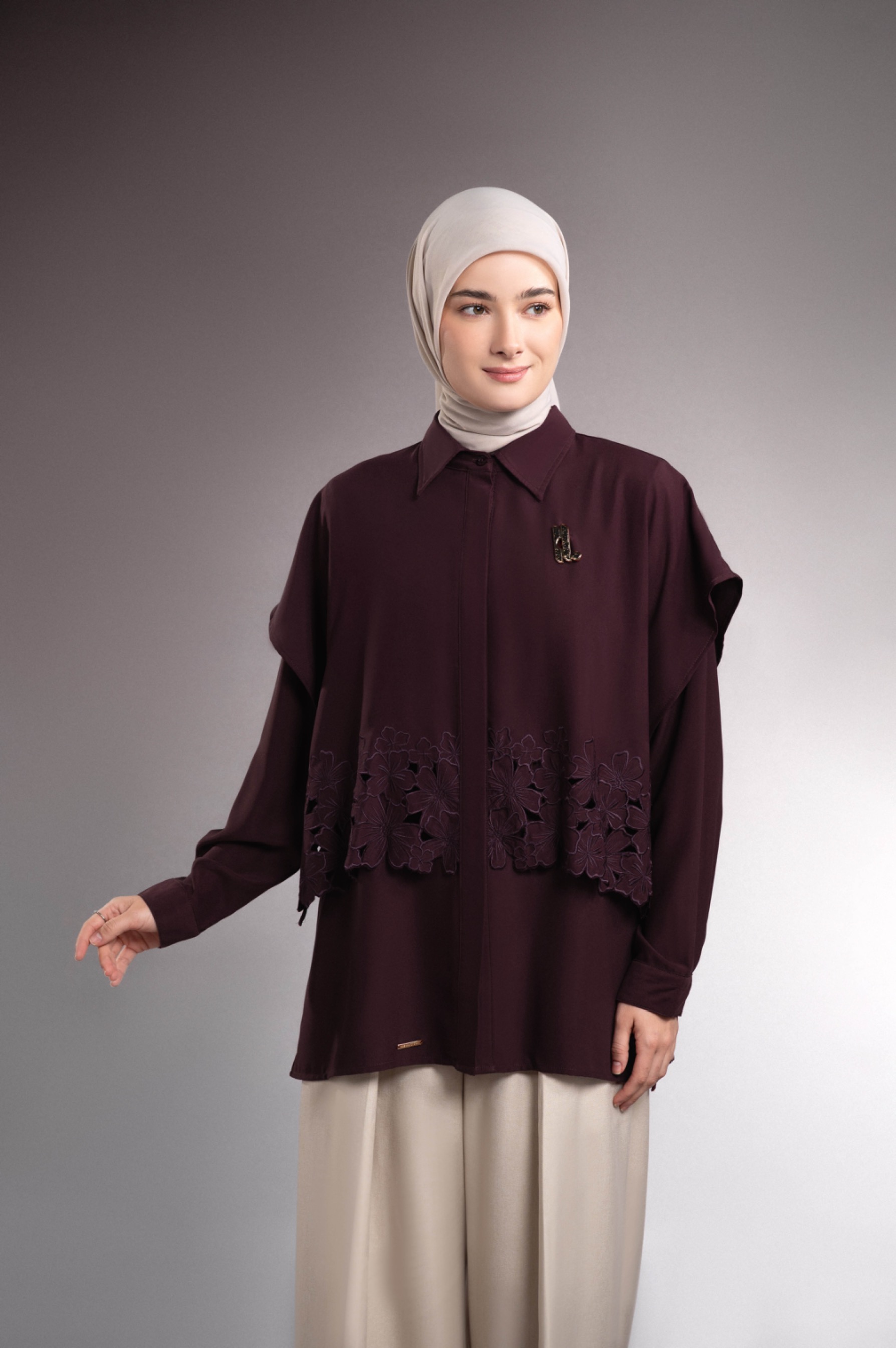 SOLENE SHIRT MULBERRY