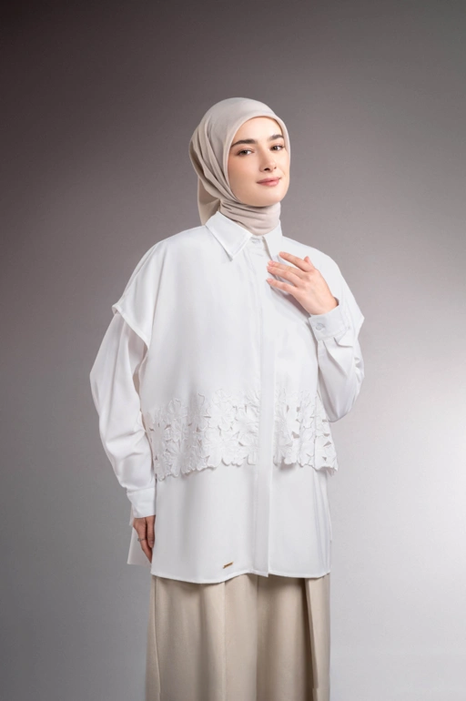 Image of SOLENE SHIRT SNOW
