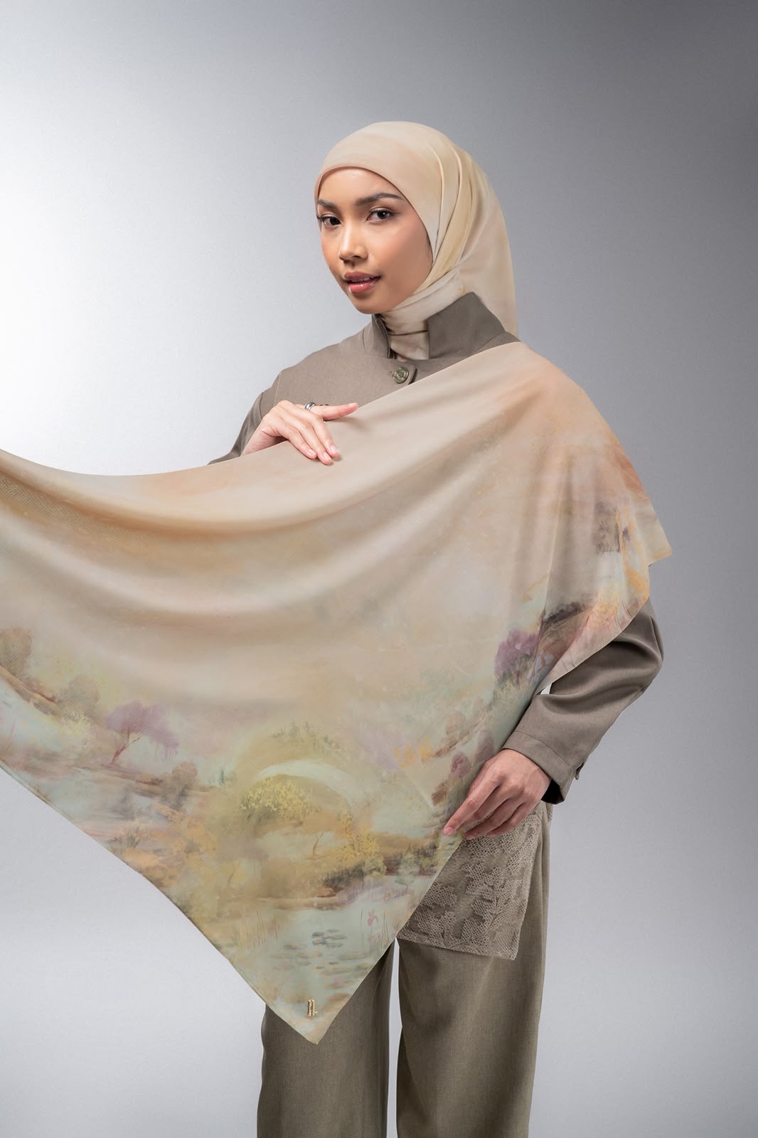 AUBE SCARF TAWNY