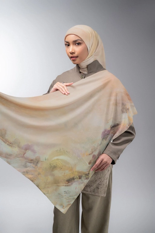 AUBE SCARF TAWNY