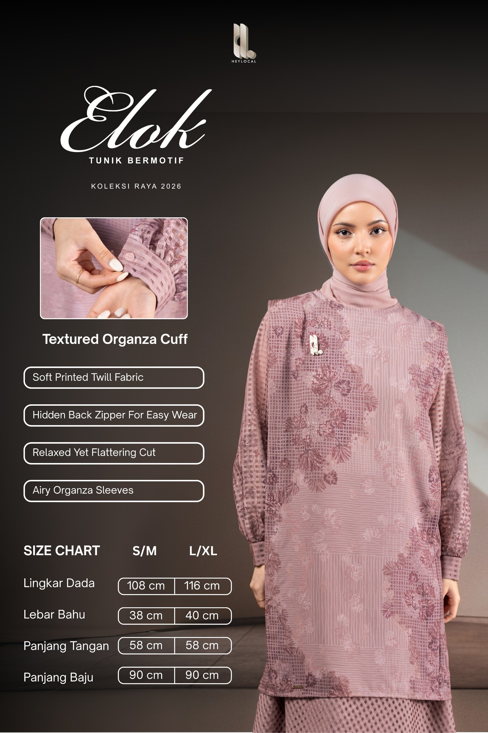 TUNIK BERMOTIF ELOK