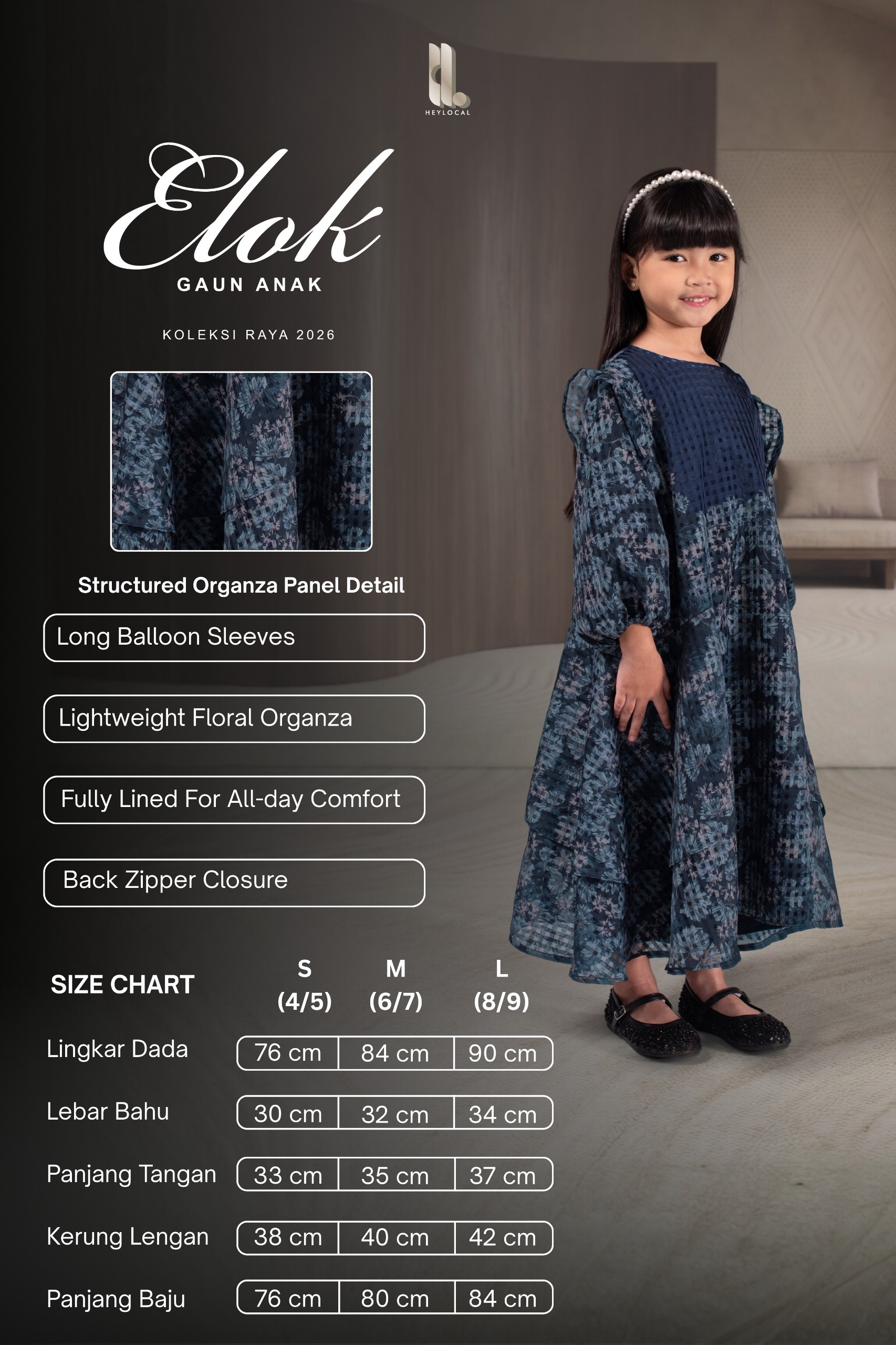 GAUN ANAK ELOK