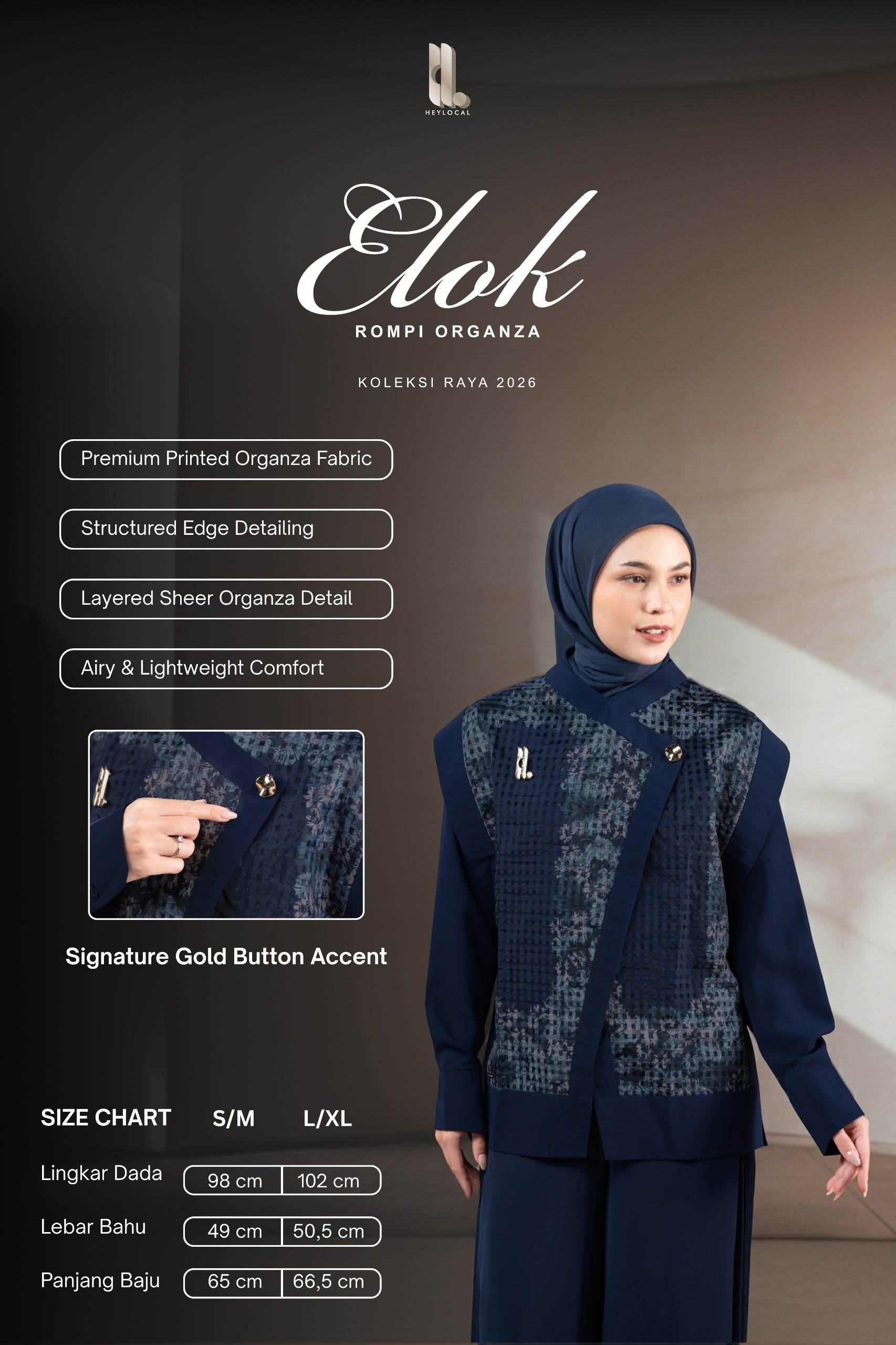 ROMPI ORGANZA ELOK