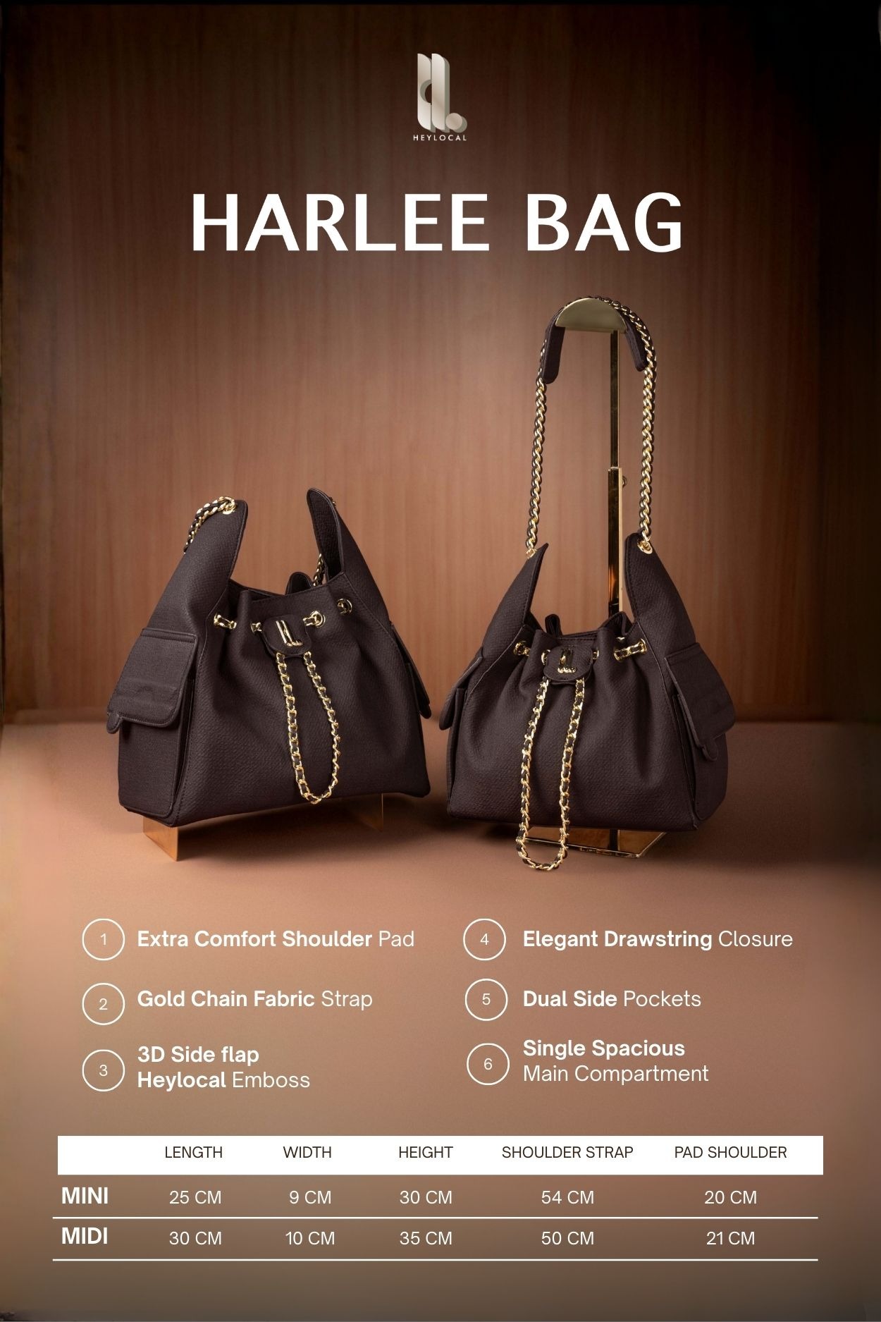 HARLEE BAG TUSCAN