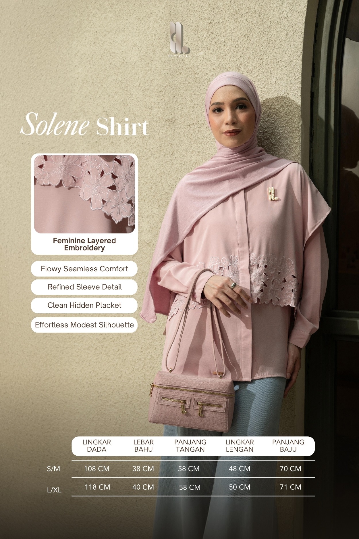 SOLENE SHIRT BLUSHING