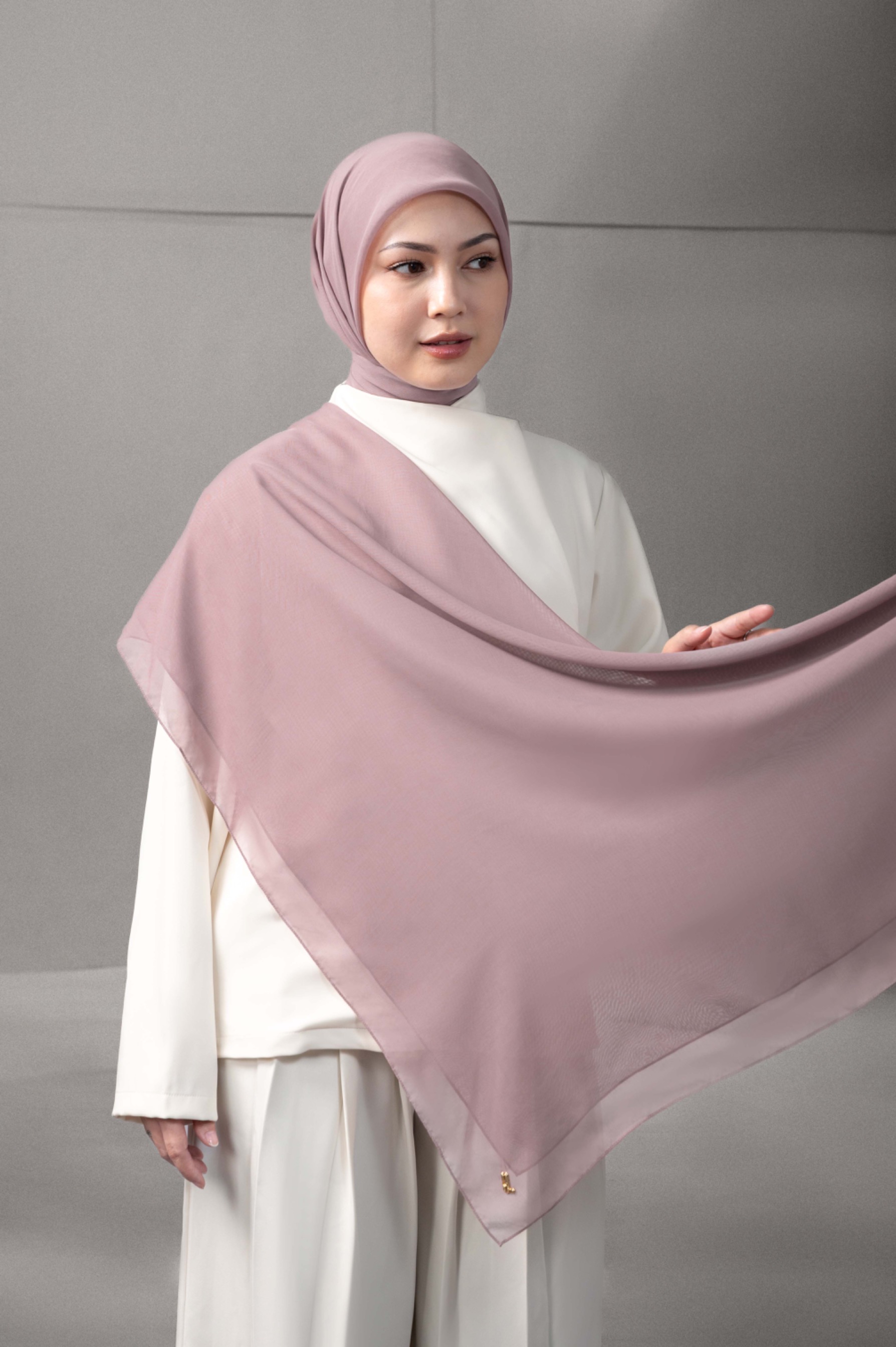 DAILY PARIS SCARF DUSTY ROSE