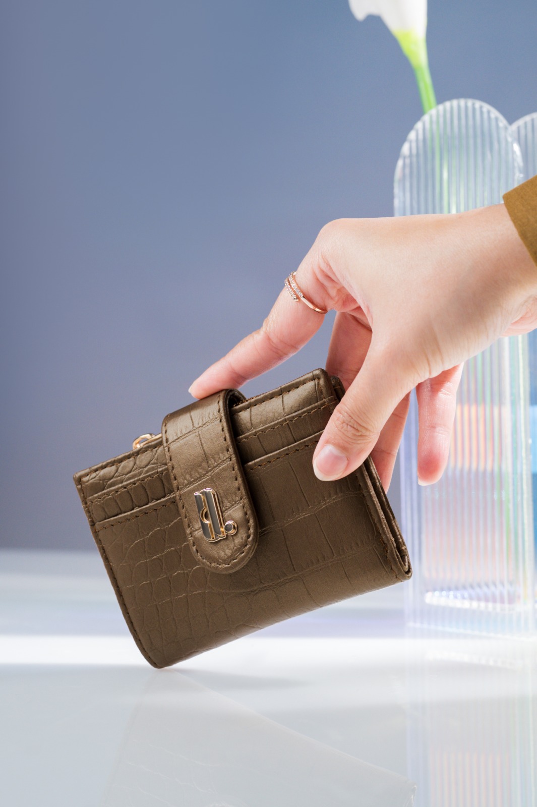 SADIE WALLET BRONZE