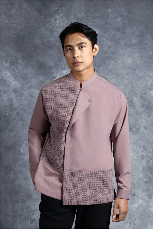 Image of Kemeja Elok Beskap Lengan Panjang Kusuma