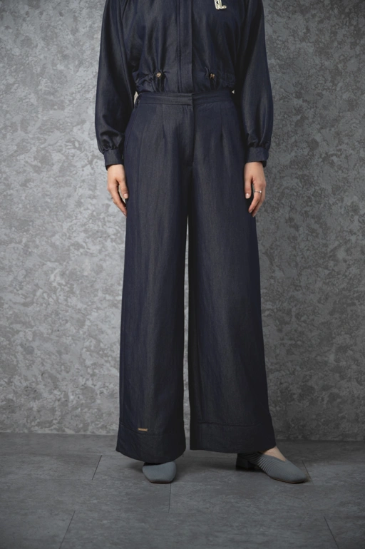 Image of QUIET BLUE PANTS ECLIPSE