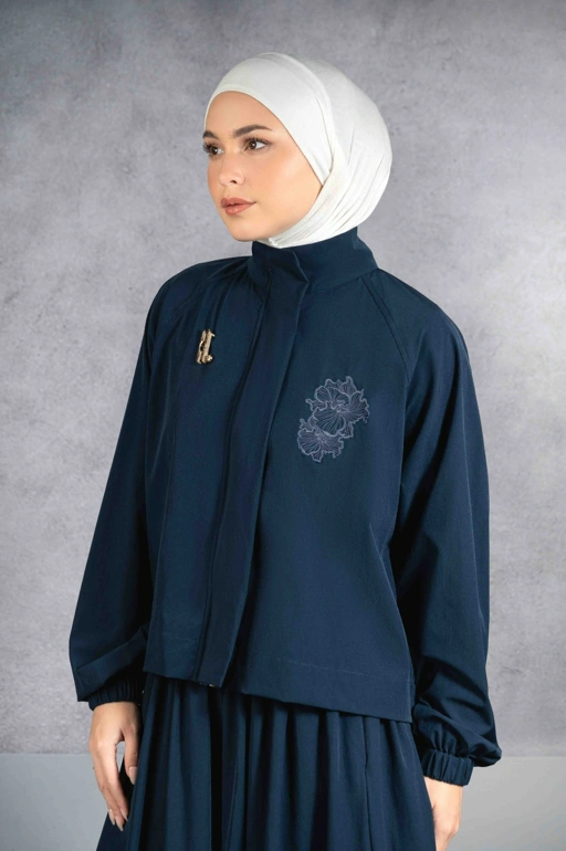 Image of EASYDAY CROPPED JACKET MIDNIGHT