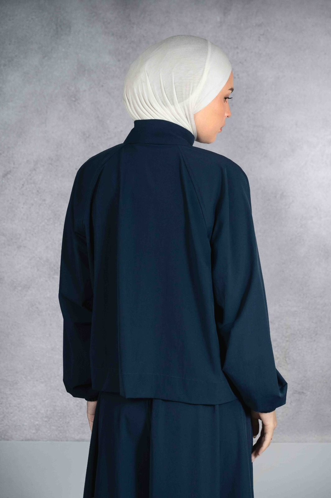 EASYDAY CROPPED JACKET MIDNIGHT