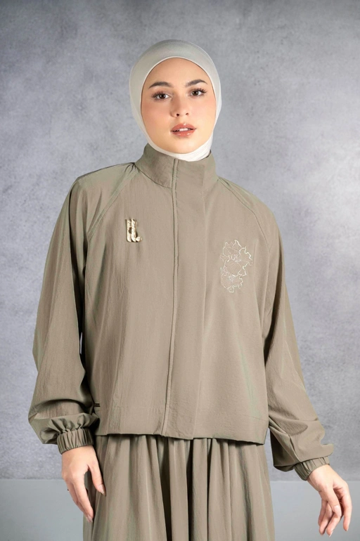 Image of EASYDAY CROPPED JACKET KHAKI
