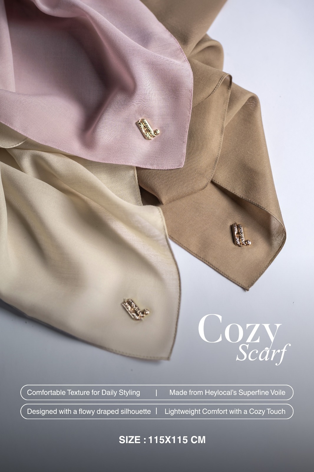 COZY SCARF SILVER